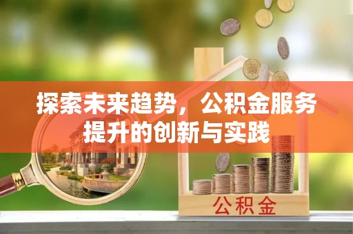 凤泉探索未来趋势，公积金服务提升的创新与实践